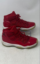 Load image into Gallery viewer, Nike Kids Jordan 11 Retro 378038-623 Red Sneaker Shoes Size 7Y Not Insole
