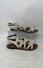 Load image into Gallery viewer, Sam Edelman Womens Gemma Ivory Leather Open Toe Gladiator Sandals Size 6M

