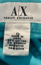 Load image into Gallery viewer, Armani Exchange Womens Turquoise 5 Pocket Design Bootcut Jeans Pants Size 0
