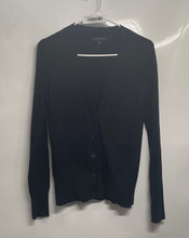 Load image into Gallery viewer, Banana Republic Womens Black Knitted Long Sleeve Cardigan Sweater Size Small
