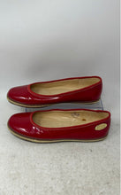 Load image into Gallery viewer, Michael Kors Womens Villa Red Leather Round Toe Slip-On Ballet Flats Size 4
