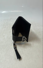 Load image into Gallery viewer, Steve Madden Womens Black Leather Credit Card Slots Bifold Wallet
