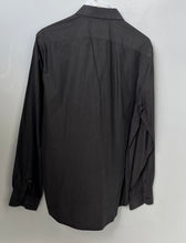 Load image into Gallery viewer, Kenneth Cole Reaction Mens Black Gray Printed Cotton Button-Up Shirt Size Medium
