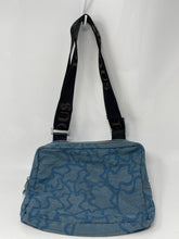 Load image into Gallery viewer, Authentic Tous Womens Blue Kaos Signature Print Adjustable Strap Crossbody Bag
