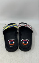 Load image into Gallery viewer, Adidas Womens Multicolor Printed Open Toe Slip-On Slide Sandals Size 8
