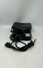 Load image into Gallery viewer, PASQ Womens Black Soft Faux Leather Detachable Strap Zipper Camera Crossbody Bag
