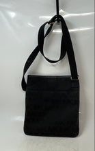 Load image into Gallery viewer, Michael Kors Womens Black Brown Signature Print Adjustable Strap Crossbody Bag
