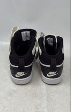 Load image into Gallery viewer, Nike Boys Court Borough Mid 2 White Black Lace-Up Sneaker Shoes Size 3.5Y
