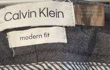 Load image into Gallery viewer, Calvin Klein Womens Gray Flat Front Modern Fit Straight Leg Dress Pants Size 2
