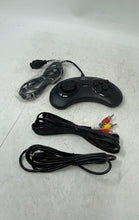 Load image into Gallery viewer, Gamerz Tek Black Wired Game Controller Mini Gen HD For Sega Genesis Untested
