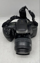 Load image into Gallery viewer, Minolta Maxxum 300si Black Auto Focus SLR Film Camera W/ Accessories Not Tested
