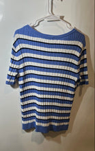 Load image into Gallery viewer, Tommy Hilfiger Womens Multicolor Striped Cable Knit Pullover Sweater Size M

