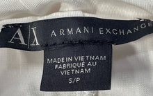 Load image into Gallery viewer, Armani Exchange Womens White Sleeveless Scoop Neck Pullover Tank Top Size S

