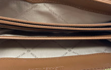 Load image into Gallery viewer, Michael Kors Womens Jet Set Travel Beige Brown Signature Print Zip-Around Wallet
