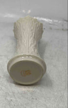 Load image into Gallery viewer, Lenox White Ceramic Woodland Embossed Design Decorative Small Vase
