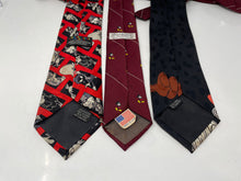 Load image into Gallery viewer, Lot Of 3 Pcs Assorted Looney Tunes Mens Multicolor Printed Designer Ties
