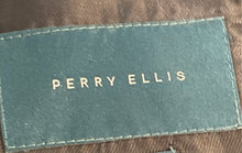 Load image into Gallery viewer, Perry Ellis Mens Gray Long Sleeve Pockets Classic Fit Two-Button Blazer Size 48R
