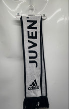 Load image into Gallery viewer, Adidas Unisex Gray Black Neck Warmer Juventus Club Team Soccer Scarf 7" x 58"
