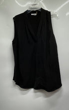 Load image into Gallery viewer, Calvin Klein Womens Black Sleeveless V-Neck Pullover Blouse Top No Size
