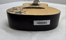 Load image into Gallery viewer, Vintage First Act MG327 Natural Star Design 6 String Beginner Acoustic Guitar
