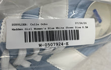 Load image into Gallery viewer, Madden Girl Womens Jumper Blue White Low Top Lace-Up Sneaker Shoes Size 8.5M
