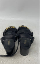Load image into Gallery viewer, Michael Kors Womens Black Gold Open Toe Ankle Strap Sandals Size 8M
