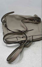 Load image into Gallery viewer, Michael Kors Womens Rhea Gray Leather Adjustable Shoulder Backpack
