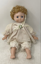 Load image into Gallery viewer, Colony Crafted Blonde Curly Hair And Blue Eyes Bisque Porcelain Doll
