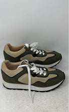 Load image into Gallery viewer, Calvin Klein Womens Carleen Green Light Brown Lace-Up Sneaker Shoes Size 9M
