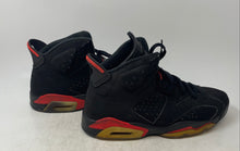 Load image into Gallery viewer, Nike Mens Air Jordan 6 Retro 384664-060 Black Red Basketball Shoes Size 10.5

