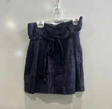 Load image into Gallery viewer, Banana Republic Womens Navy Blue Belted A-Line Skirt Size 4
