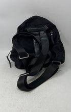 Load image into Gallery viewer, Amphora Womens Black Inner Pockets Adjustable Strap Sling Backpack
