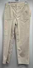 Load image into Gallery viewer, Universal Thread Womens Beige Button Front Straight Leg Ankle Pants 4/27R W/Tags
