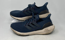 Load image into Gallery viewer, Adidas Mens Ultraboost 21 Blue Low Top Lace-Up Sneaker Shoes Size 11
