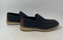 Load image into Gallery viewer, Perry Ellis Mens Coolidge Black Brown Moc Toe Slip-On Loafer Shoes Size 8.5
