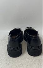 Load image into Gallery viewer, H&amp;M Womens Black Leather Slip-On Chunky Heel Loafer Shoes Size EUR 39
