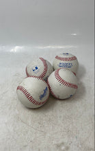 Load image into Gallery viewer, Set Of 4-Piece Rawlings White Official League Crolb Mixed Professional Baseballs
