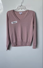 Load image into Gallery viewer, Calvin Klein Womens Pink Long Sleeve V-Neck Regular Fit Pullover Sweater Size M
