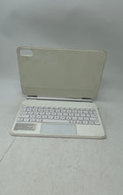 Load image into Gallery viewer, White Magnetic Wireless Bluetooth Keyboard Folio Case With Touchpad For iPad
