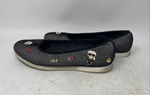 Load image into Gallery viewer, Karl Lagerfeld Paris Womens Maleia Black Mesh Enamel Charms Ballet Flats Sz 10M
