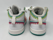 Load image into Gallery viewer, Authentic Nike Kids Jordan 1 Mid SE White Blue Sneaker Shoes Size 10C
