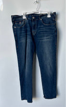 Load image into Gallery viewer, True Religion Mens Blue Denim Medium Wash Stretch Pockets Skinny Jeans Size 36

