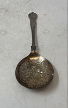 Load image into Gallery viewer, Vintage Sheffield England Silver-Tone Kings Pattern Handle Berry Serving Spoon
