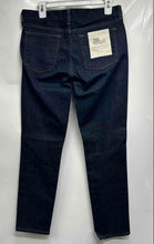 Load image into Gallery viewer, Toothpick Womens Blue Dark Wash Pockets Denim Skinny Jeans Size 28 With Tag
