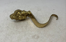 Load image into Gallery viewer, Santa Claus Design Gold-Tone Brass Features A Full Length Hanger Hook
