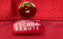 Load image into Gallery viewer, Escada Beaute Womens Red Double Handle Mini Shoulder Tote Purse

