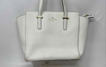 Load image into Gallery viewer, Kate Spade New York Womens White Inner Pocket Bottom Studs Satchel Handbag
