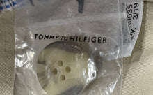 Load image into Gallery viewer, Tommy Hilfiger Womens Beige Flat Front Pockets Tapered Leg Chino Pants Size 18W
