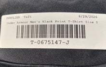 Load image into Gallery viewer, Under Armour Mens Black Crew Neck Short Sleeve Pullover T-Shirt Size Small
