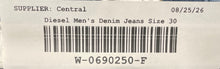 Load image into Gallery viewer, Diesel Mens Thommer Blue Denim Light Wash Slim Fit Skinny Leg Jeans Size 30
